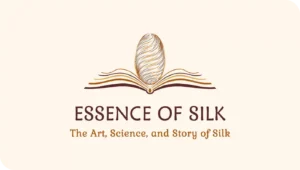 Essence of Silk logo with the tagline The Art, Science, and Story of Silk